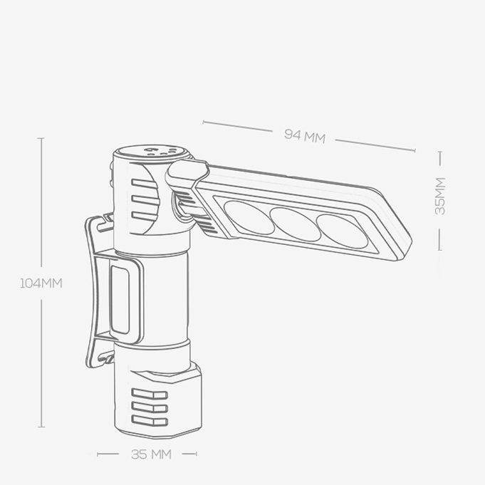 【客製化】可折疊多角度工作維修燈 | 禮品、贈品專業客製禮贈品顧問