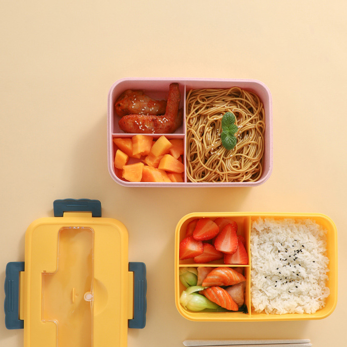 【客製化】小麥可微波三格便當盒 | 禮品、贈品專業客製禮贈品顧問 以泰禮品