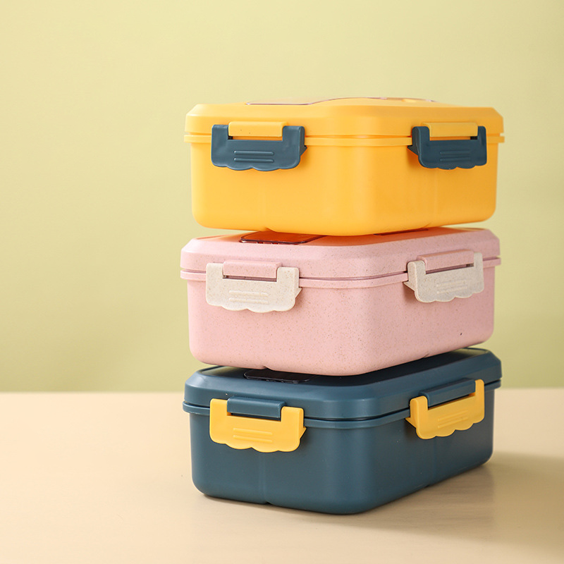 【客製化】小麥可微波三格便當盒 | 禮品、贈品專業客製禮贈品顧問 以泰禮品