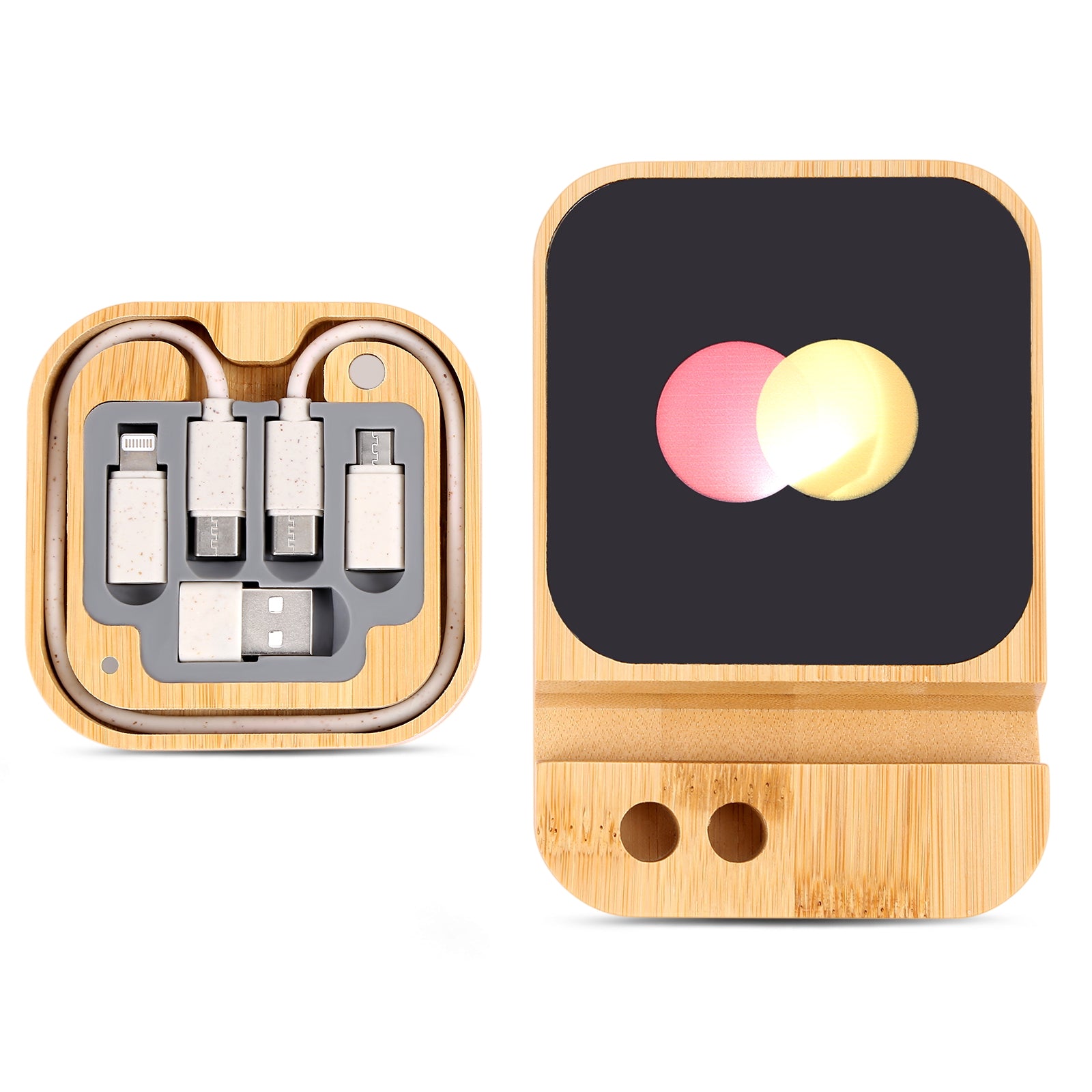 【客製化】發光無線充電盤 | 禮品、贈品專業客製禮贈品顧問