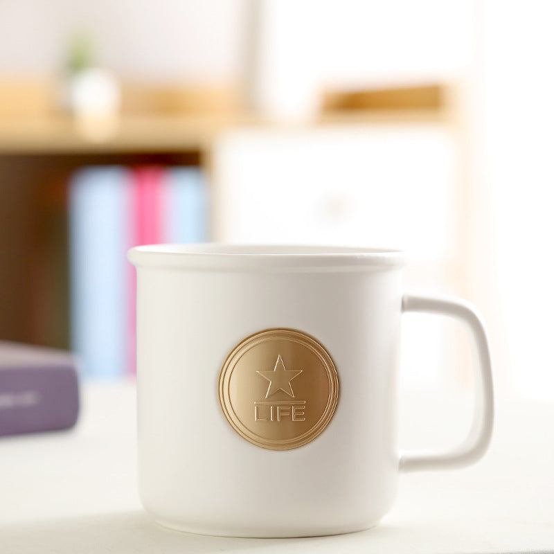 【客製化】直筒銅片馬克杯 | 禮品、贈品專業客製禮贈品顧問 | 禮品、贈品專屬客製禮贈品專家