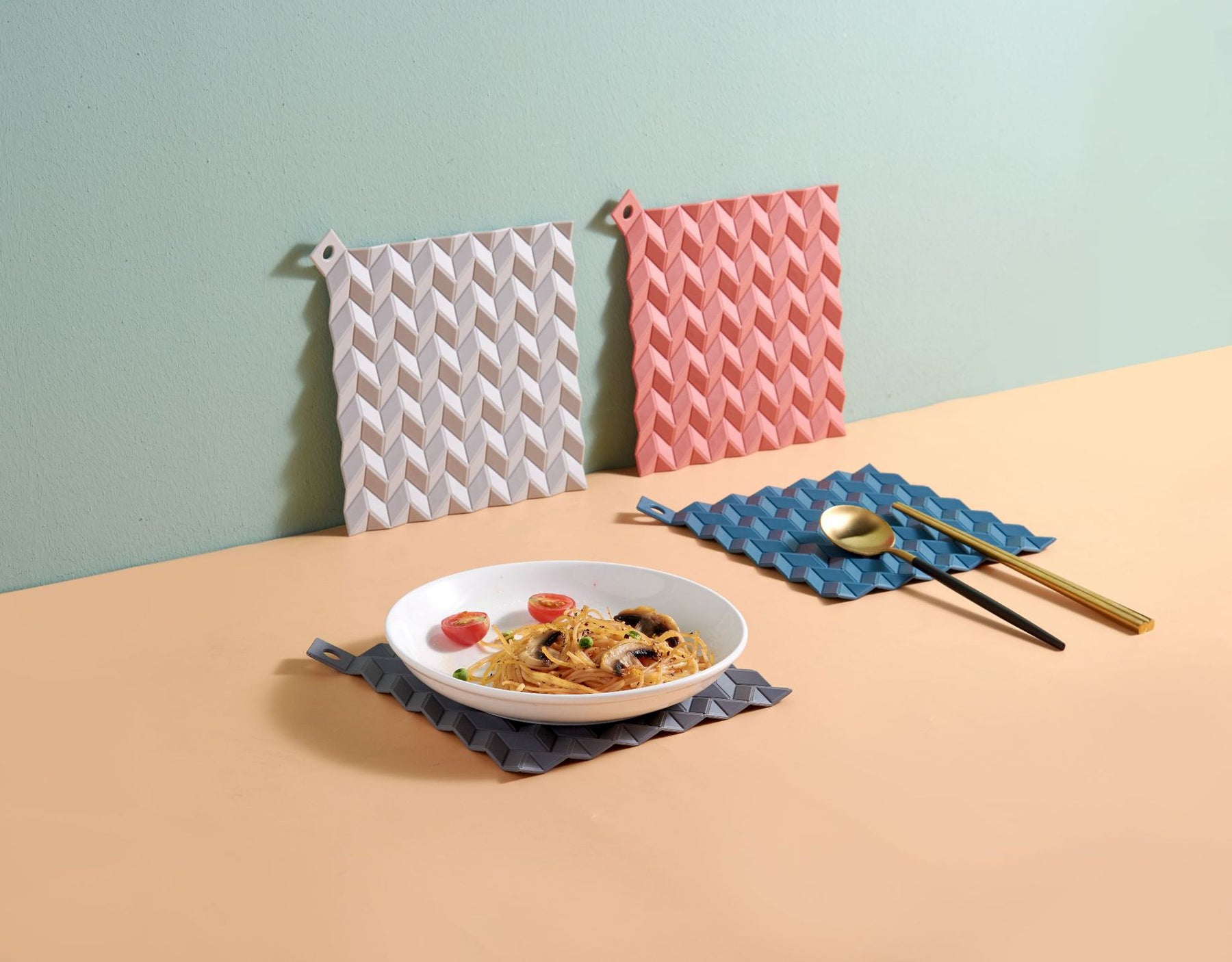 【客製化】矽膠波浪紋隔熱餐墊 | 禮品、贈品專業客製禮贈品顧問 以泰禮品