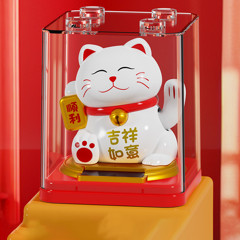 【客製化】招財貓自動搖手擺件 | 禮品、贈品專業客製禮贈品顧問