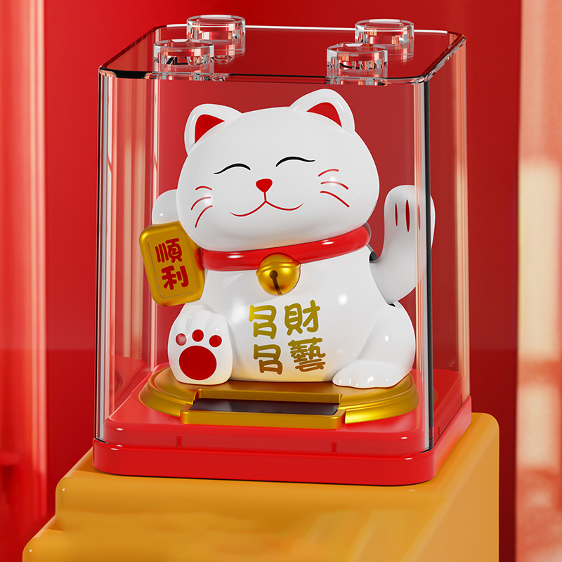 【客製化】招財貓自動搖手擺件 | 禮品、贈品專業客製禮贈品顧問