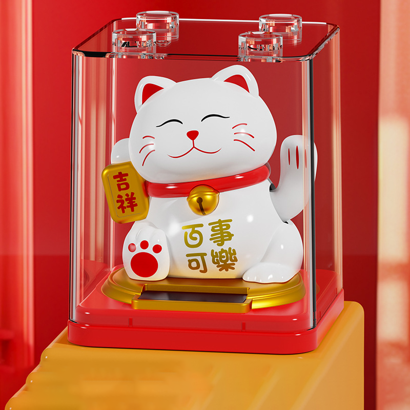 【客製化】招財貓自動搖手擺件 | 禮品、贈品專業客製禮贈品顧問