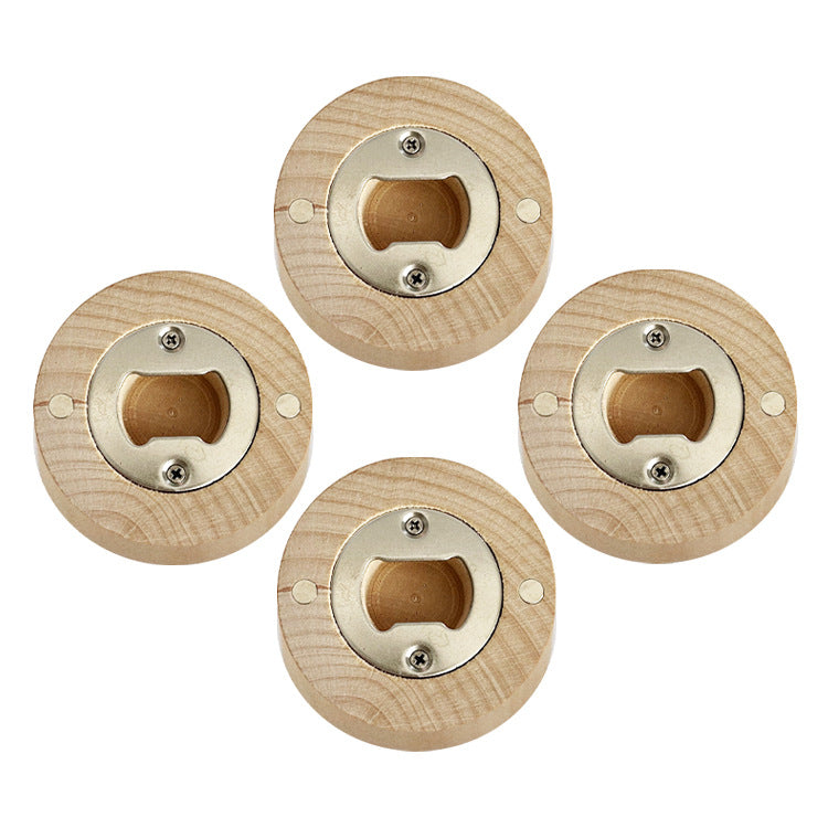 【客製化】木紋開瓶器冰箱貼 | 禮品、贈品專業客製禮贈品顧問 以泰禮品