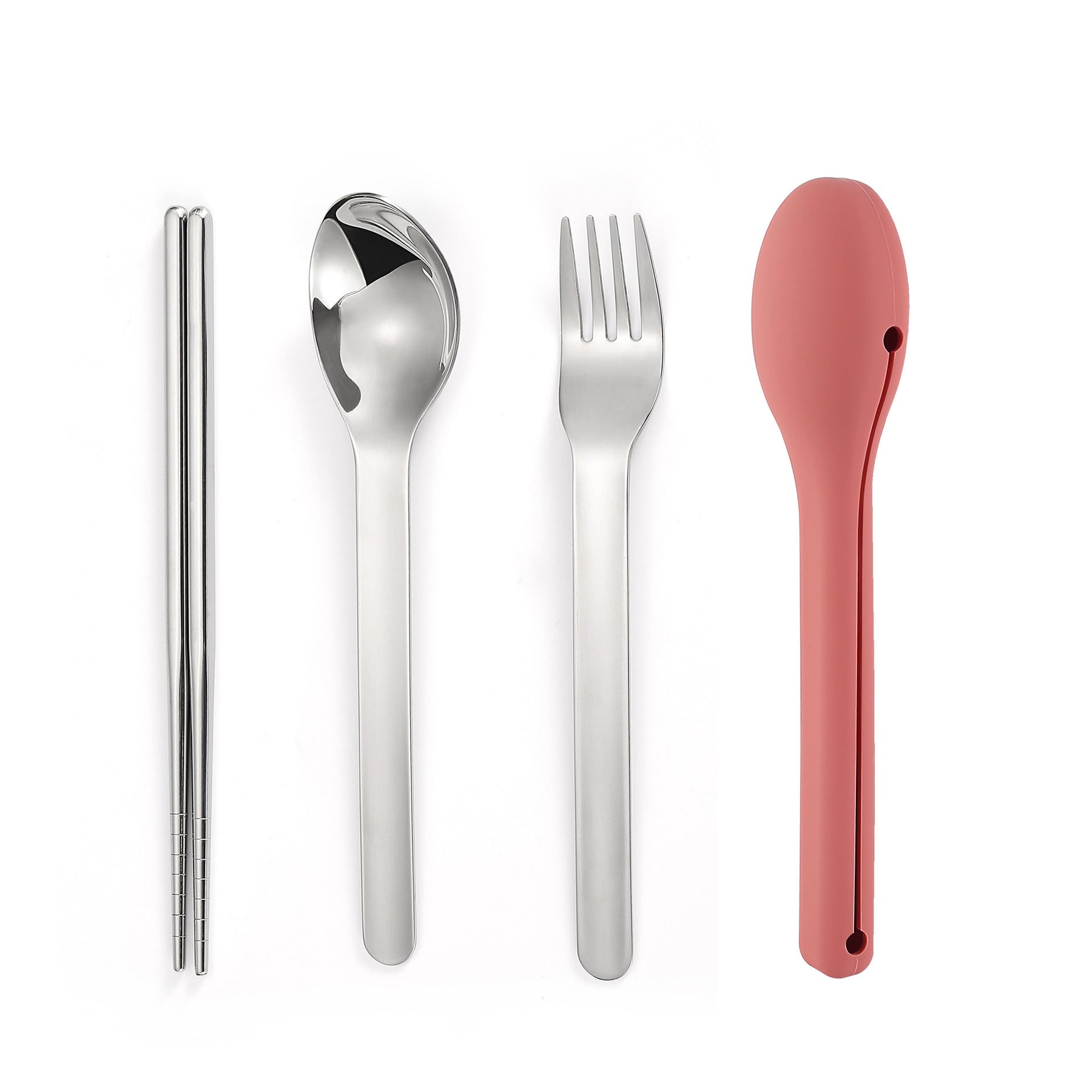 【客製化】不鏽鋼矽膠套餐具 | 禮品、贈品專業客製禮贈品顧問
