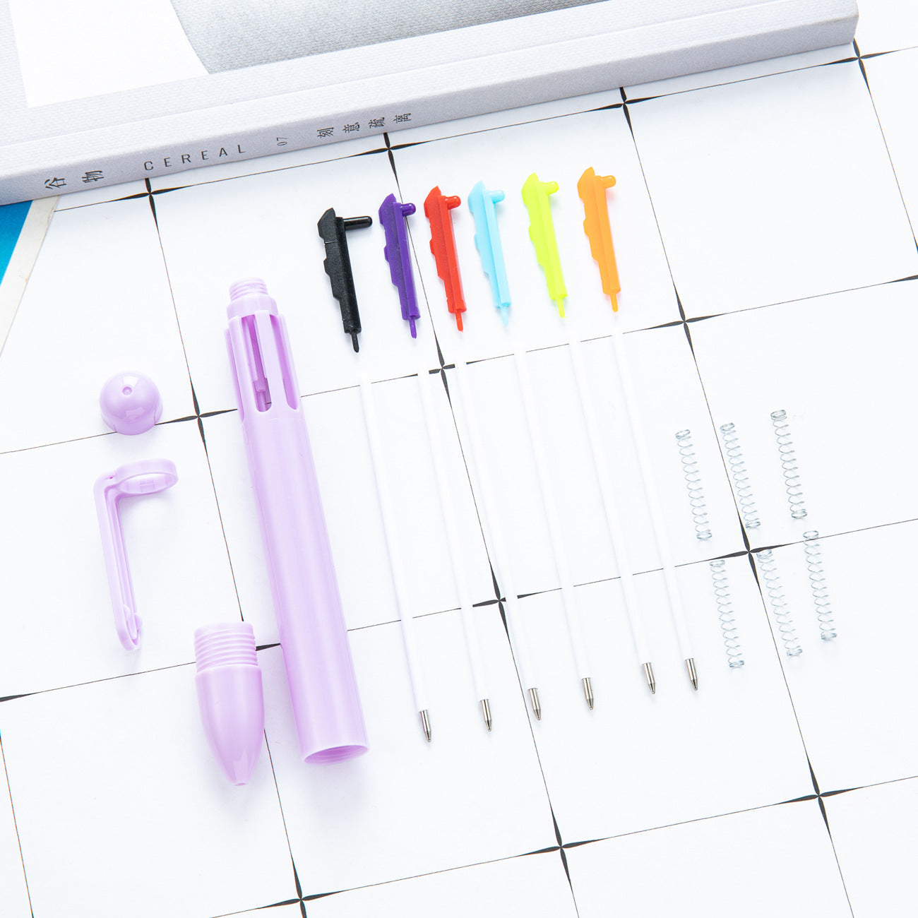 【客製化】透明6色原子筆 | 禮品、贈品專業客製禮贈品顧問