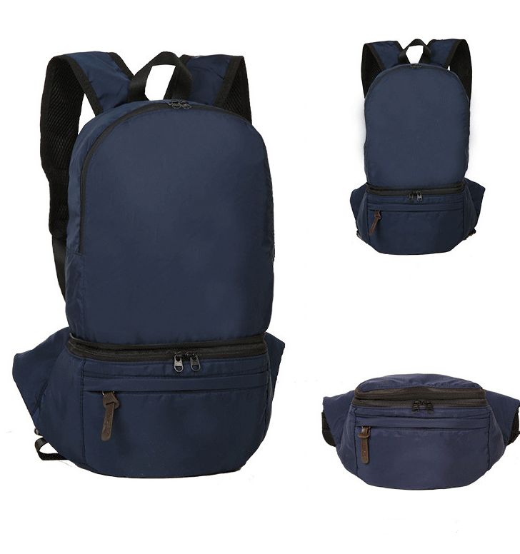 【客製化】  戶外防潑水雙肩背包折疊腰包 | 禮品、贈品專業客製禮贈品顧問 | 禮品、贈品專屬客製禮贈品專家