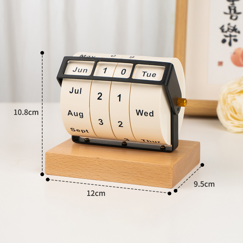 【客製化】復古滾輪萬年曆 | 禮品、贈品專業客製禮贈品顧問