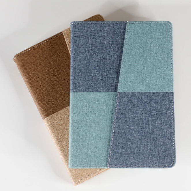 【客製化】拼接布紋商務筆記本 | 禮品、贈品專業客製禮贈品顧問 | 禮品、贈品專屬客製禮贈品專家