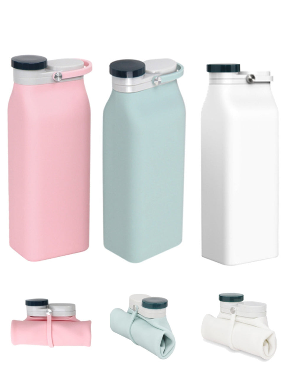 【客製化】戶外運動隨身矽膠折疊水壺600ml | 禮品、贈品專業客製禮贈品顧問 | 禮品、贈品專屬客製禮贈品專家