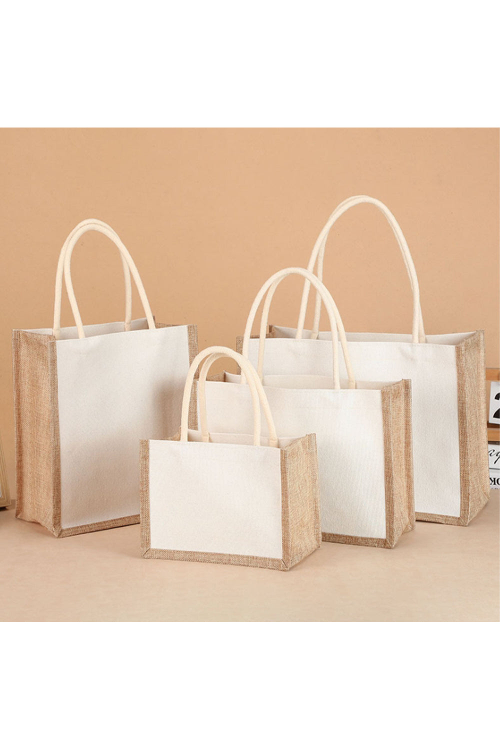 【客製化】拼接環保手提麻布袋 | 禮品、贈品專業客製禮贈品顧問 | 禮品、贈品專屬客製禮贈品專家