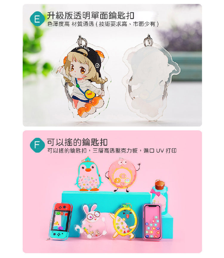 【客製化】壓克力鑰匙圈 | 禮品、贈品專業客製禮贈品顧問 | 禮品、贈品專屬客製禮贈品專家