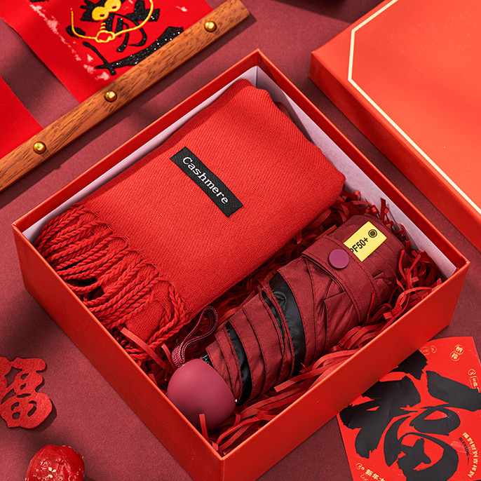 【客製化】新年紅色喜慶禮盒 | 禮品、贈品專業客製禮贈品顧問