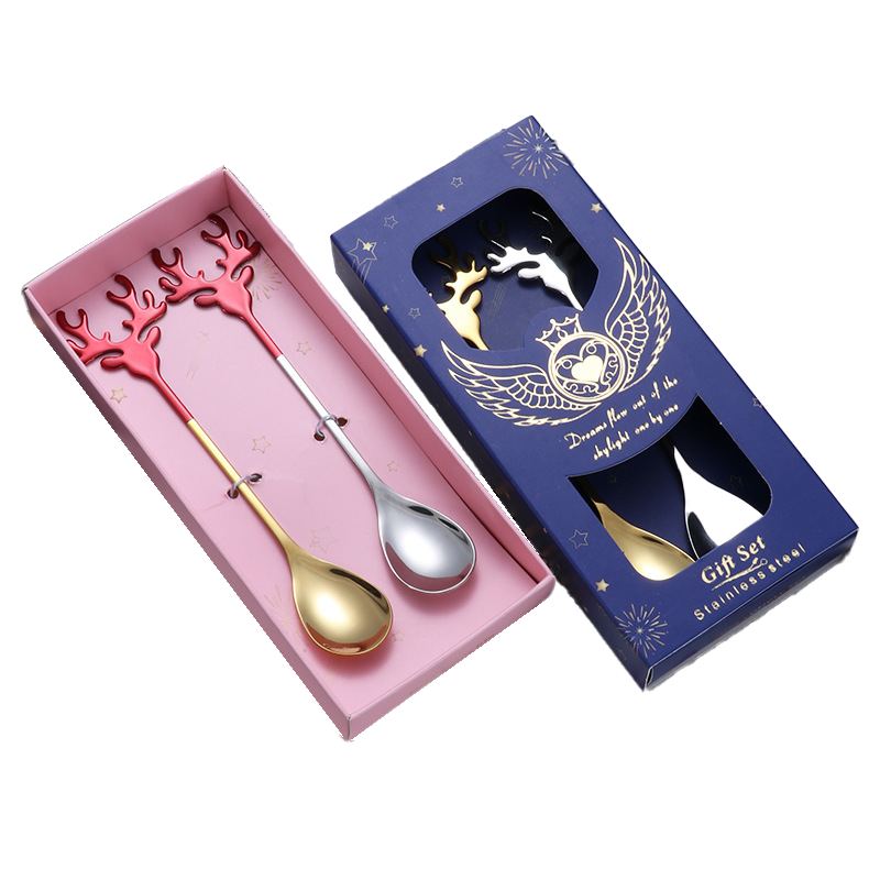 【客製化】聖誕麋鹿咖啡勺 | 禮品、贈品專業客製禮贈品顧問