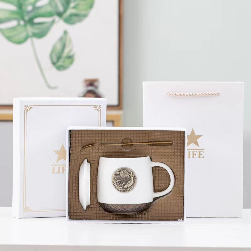 【客製化】銅片馬克杯禮盒組 | 禮品、贈品專業客製禮贈品顧問