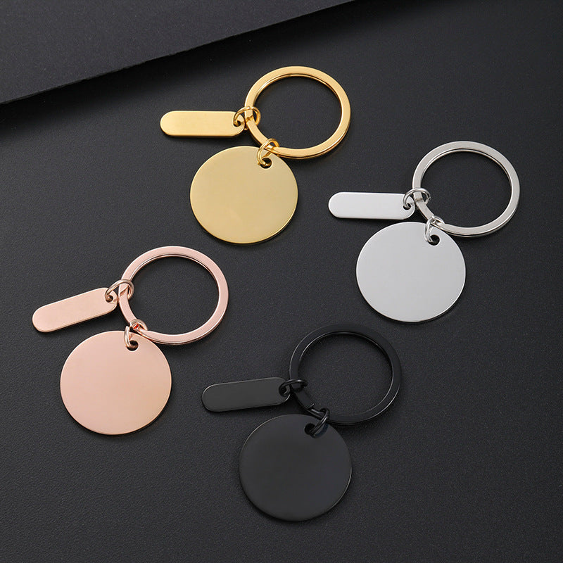 【客製化】不鏽鋼圓牌鑰匙圈 | 禮品、贈品專業客製禮贈品顧問