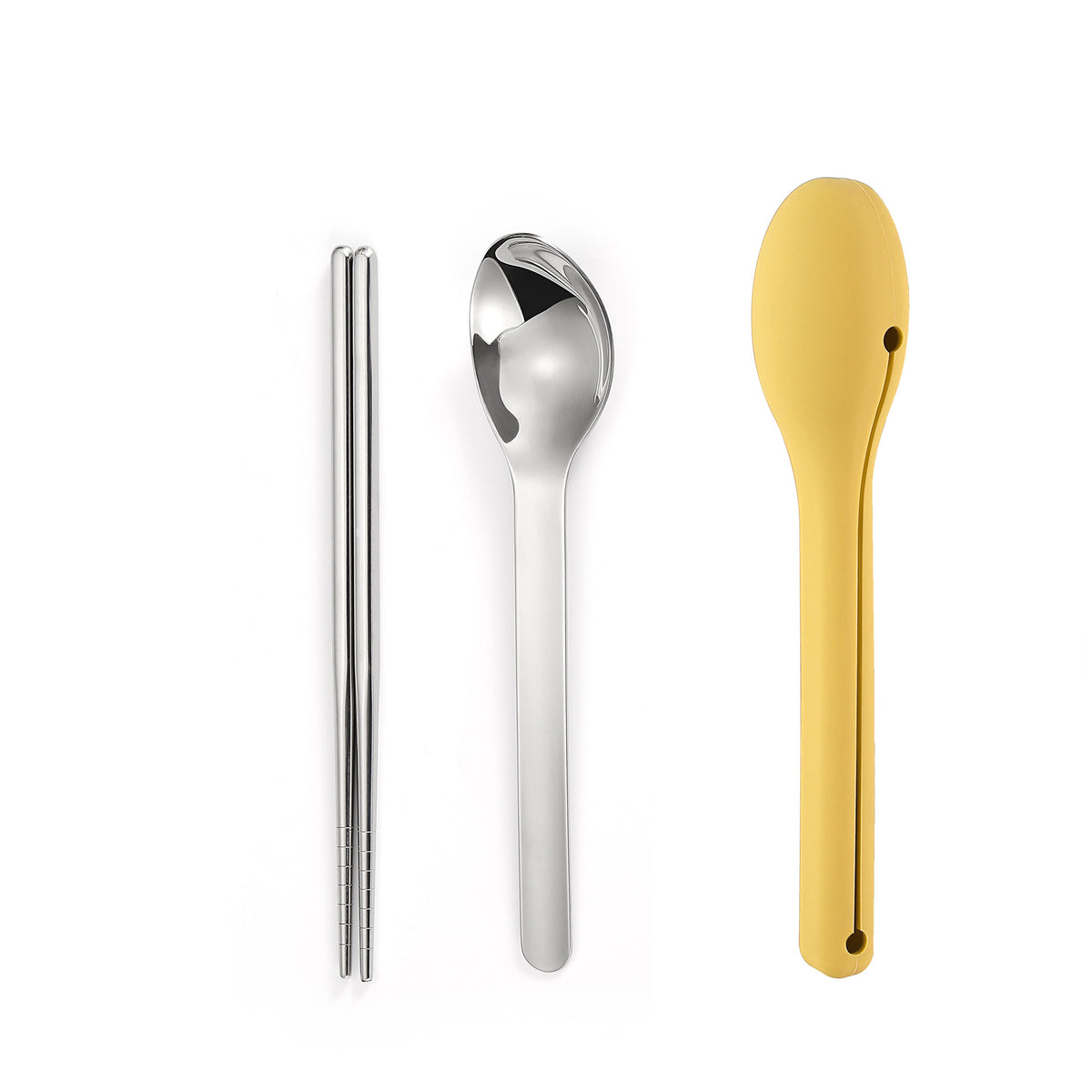 【客製化】不鏽鋼矽膠套餐具 | 禮品、贈品專業客製禮贈品顧問