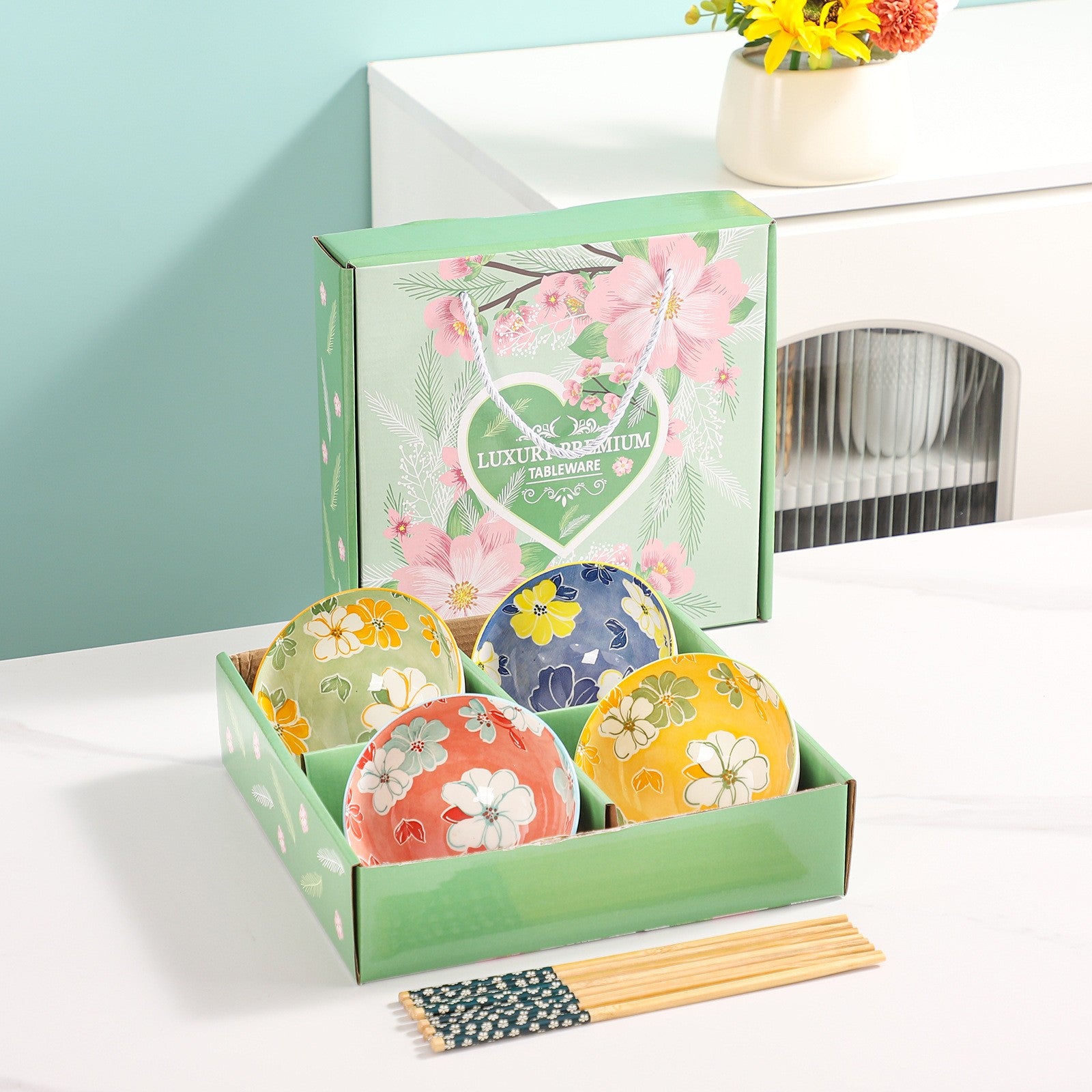 【客製化】日系雪花碗套裝組 | 禮品、贈品專業客製禮贈品顧問