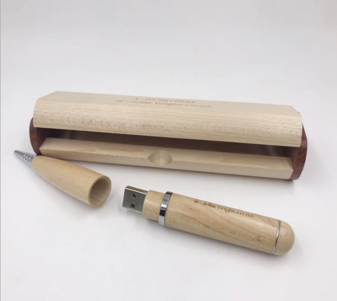 【客製化】木頭筆USB組 | 禮品、贈品專業客製禮贈品顧問 | 禮品、贈品專屬客製禮贈品專家