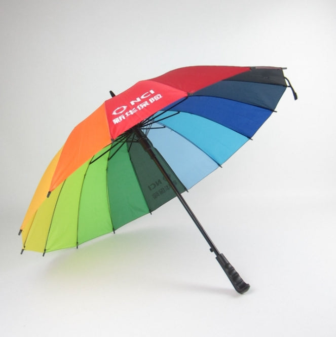 【客製化】廣告彩虹雨傘 | 禮品、贈品專業客製禮贈品顧問 | 禮品、贈品專屬客製禮贈品專家