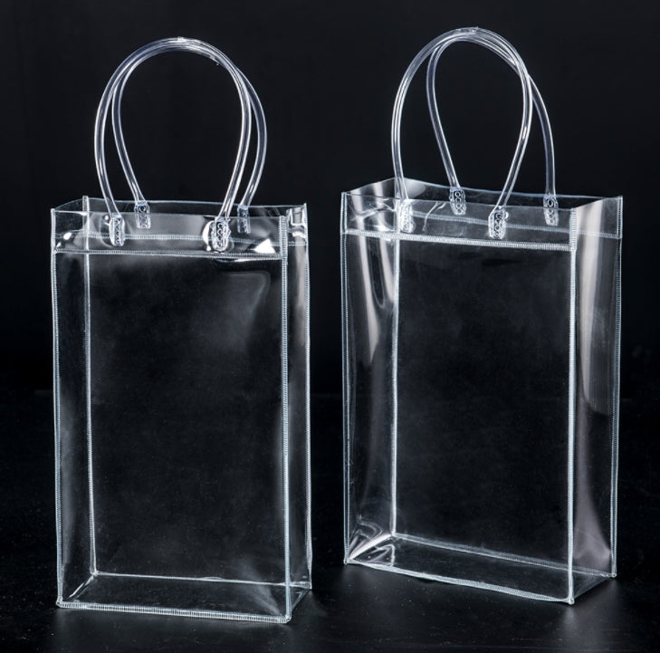 【客製化】PVC透明廣告手提袋購物袋(直立款) | 禮品、贈品專業客製禮贈品顧問 | 禮品、贈品專屬客製禮贈品專家