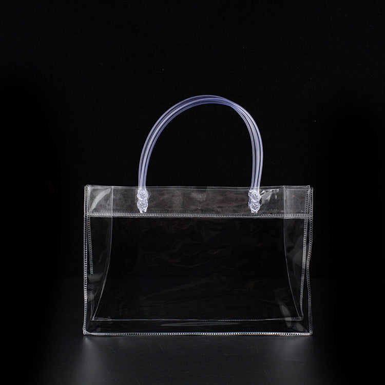 【客製化】PVC透明廣告手提袋購物袋(橫款) | 禮品、贈品專業客製禮贈品顧問 | 禮品、贈品專屬客製禮贈品專家