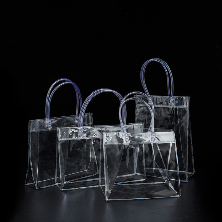 【客製化】PVC透明廣告手提袋購物袋(正方款) | 禮品、贈品專業客製禮贈品顧問 | 禮品、贈品專屬客製禮贈品專家
